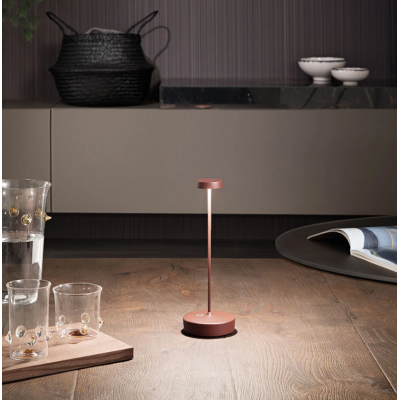 Zafferano Επιτραπέζιο Φωτιστικό Swap table lamp Καφέ Ματ απόχρωση