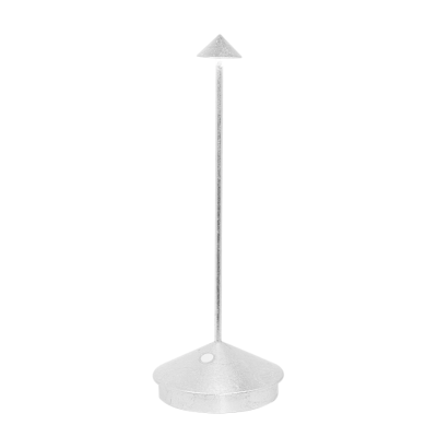 Zafferano Επιτραπέζιο Φωτιστικό Pina table lamp Ασημί απόχρωση
