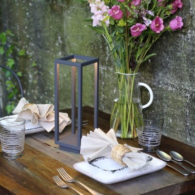 Zafferano Επιτραπέζιο Φωτιστικό Home table lamp Σκούρο Γκρι απόχρωση