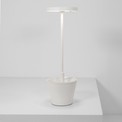 Zafferano Επιτραπέζιο Φωτιστικό Poldina Reverso table lamp Λευκή απόχρωση