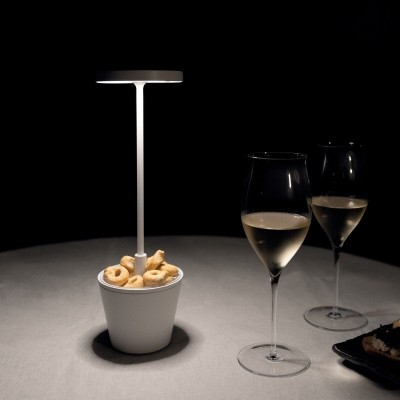 Zafferano Επιτραπέζιο Φωτιστικό Poldina Reverso table lamp Λευκή απόχρωση
