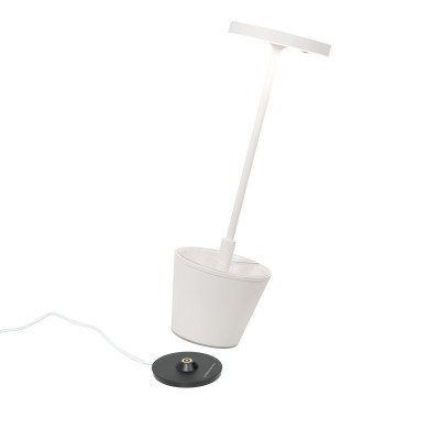 Zafferano Επιτραπέζιο Φωτιστικό Poldina Reverso table lamp Λευκή απόχρωση