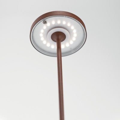 Zafferano Επιτραπέζιο Φωτιστικό Poldina Reverso table lamp Σκούρο Καφέ απόχρωση