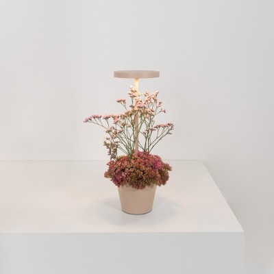 Zafferano Επιτραπέζιο Φωτιστικό Poldina Reverso table lamp Μπεζ απόχρωση