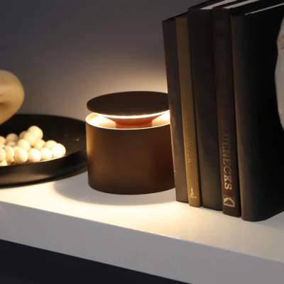 LD1050R3 Zafferano Επιτραπέζιο Φωτιστικό Push-Up table lamp Σκούρο Καφέ απόχρωση