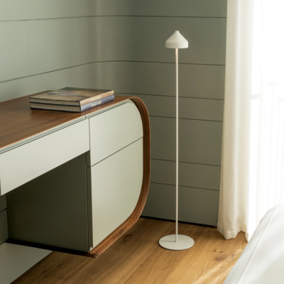 Zafferano Φωτιστικό Δαπέδου LED Amelie floor lamp Λευκή απόχρωση
