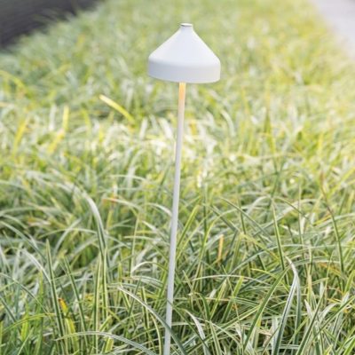 Zafferano επαναφορτιζόμενο φωτιστικό κήπου Amelie garden stake lamp Λευκό