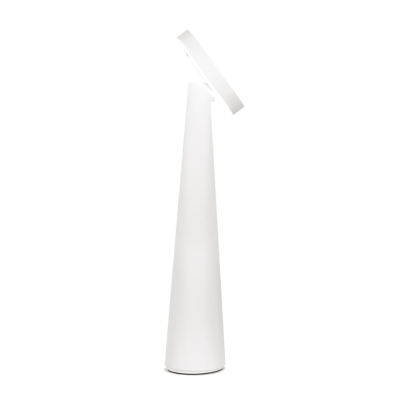 Zafferano επαναφορτιζόμενο φωτιστικό Angelina table lamp Λευκό