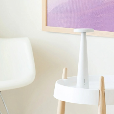 Zafferano επαναφορτιζόμενο φωτιστικό Angelina table lamp Λευκό