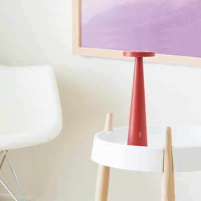Zafferano επαναφορτιζόμενο φωτιστικό  Angelina table lamp Κοκκίνο