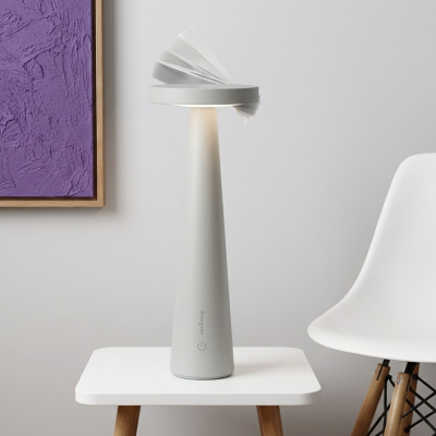 Zafferano επαναφορτιζόμενο φωτιστικό Angelina table lamp Ανοιχτό Γκρι
