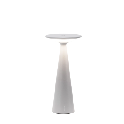 Zafferano επαναφορτιζόμενο φωτιστικό Damina table lamp Ανοιχτό Γκρι