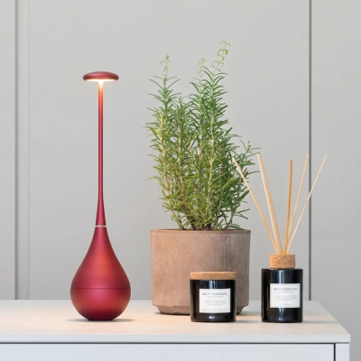 Zafferano επαναφορτιζόμενο φωτιστικό Dondolina table lamp Κόκκινο