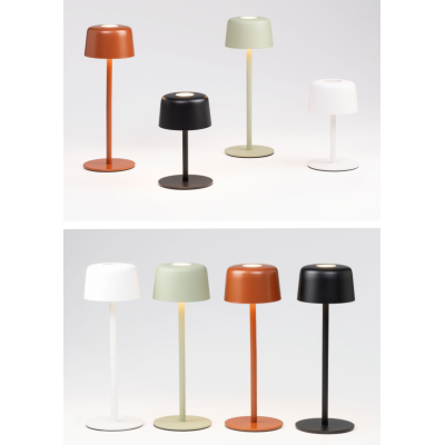 Zafferano επαναφορτιζόμενο φωτιστικό Ailati table lamp Καφε-Terracotta