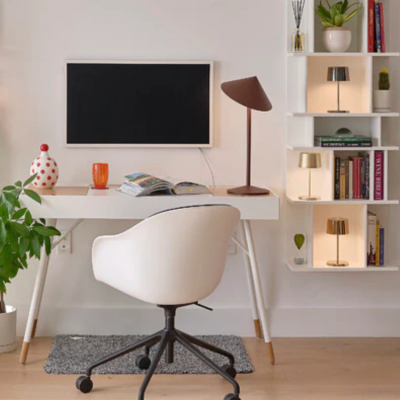 Zafferano επαναφορτιζόμενο φωτιστικό Pina L DESK table lamp Μπορνζέ-Bronzo