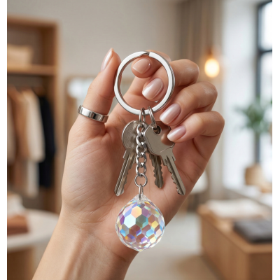 6070.CRY.R Μπρελόκ Crystal Ball