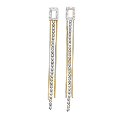 Γυναικεία Σκουλαρίκια Stainless Steel CRYSTALP με κρύσταλλα Swarovski