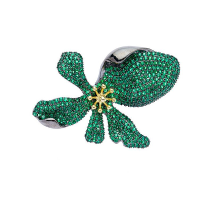 Καρφίτσα Oliver Weber με εκθαμβωτικά κρύσταλλα Swarovski