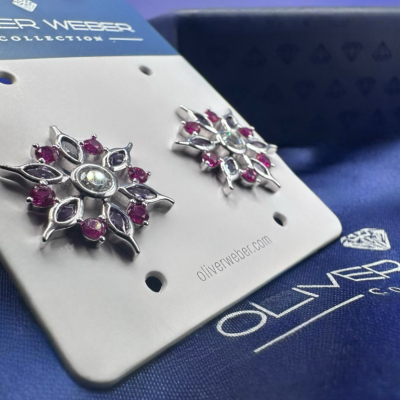 Σκουλαρίκια με κρύσταλλα Swarovski