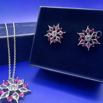 Σκουλαρίκια με κρύσταλλα Swarovski