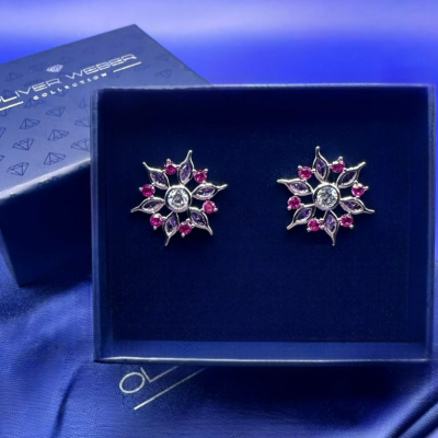 Σκουλαρίκια με κρύσταλλα Swarovski