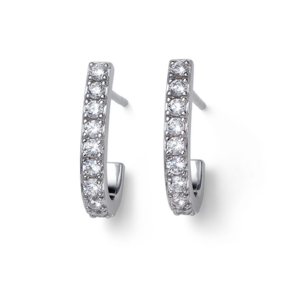 Ασημένια 925° Σκουλαρίκια με κρύσταλλα Swarovski