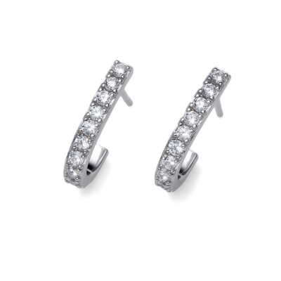 Ασημένια 925° Σκουλαρίκια με κρύσταλλα Swarovski
