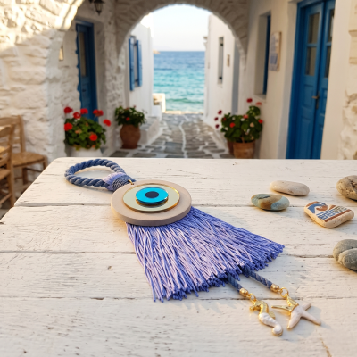 Χειροποίητο κρεμαστό γούρι GREKAS JEWELRY HOME