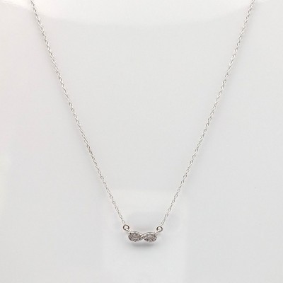 Ασημένιο κολιέ 925° «Άπειρο» GREKAS JEWELRY