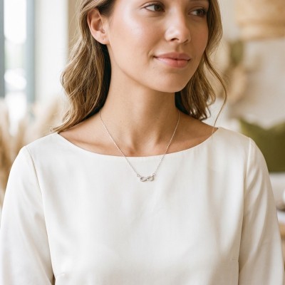Ασημένιο κολιέ 925° «Άπειρο» GREKAS JEWELRY