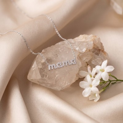 Ασημένιο κολιέ 925°«Μαμά»  GREKAS JEWELRY