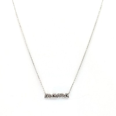 Ασημένιο κολιέ 925°«Μαμά»  GREKAS JEWELRY