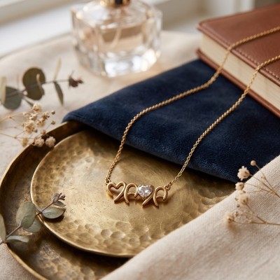 Ασημένιο κολιέ 925° «Μαμά» GREKAS JEWELRY
