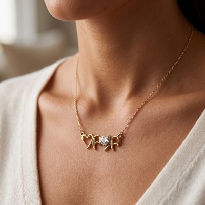 Ασημένιο κολιέ 925° «Μαμά» GREKAS JEWELRY