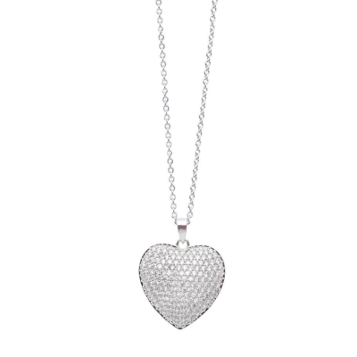 Κολιέ Καρδιά με κρύσταλλα Swarovski