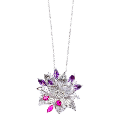 Κολιέ με κρύσταλλα Swarovski