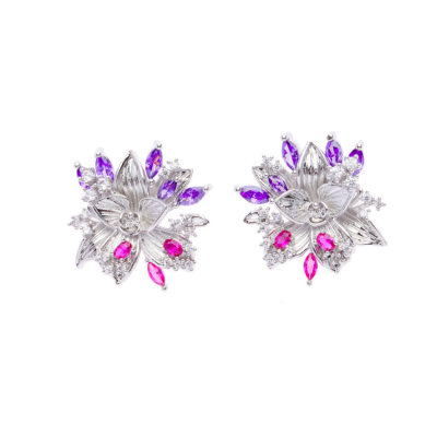 Σκουλαρίκια  με κρύσταλλα Swarovski