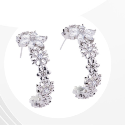 Σκουλαρίκια με κρύσταλλα Swarovski