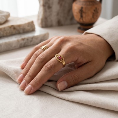 Ασημένιο Δαχτυλίδι 925° GREKAS JEWELRY
