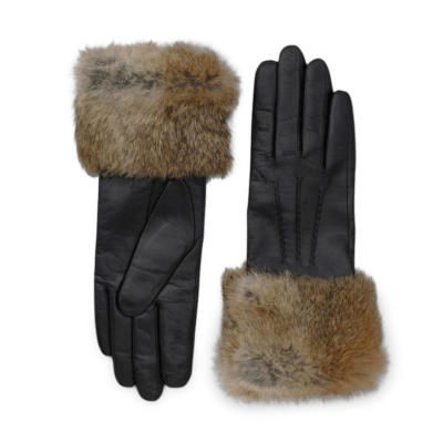 Γυναικεία μαύρα δερμάτινα γάντια MARKBERG May Glove