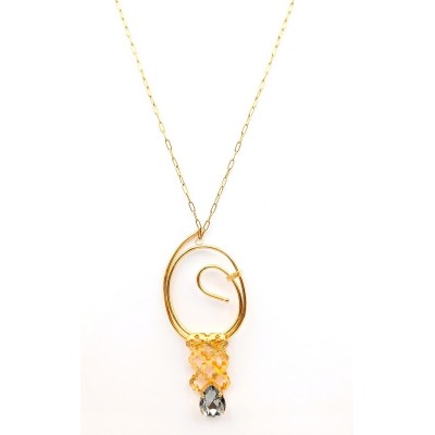 Χειροποίητο Επιχρυσωμένο Κολιέ GREKAS JEWELRY