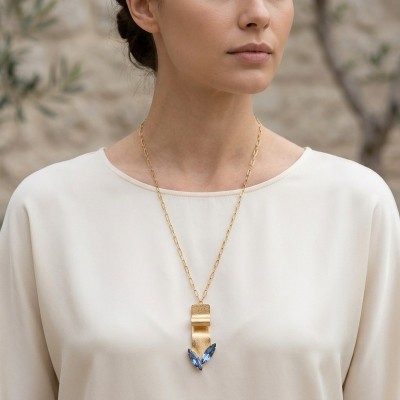 Χειροποίητο Επιχρυσωμένο Κολιέ GREKAS JEWELRY