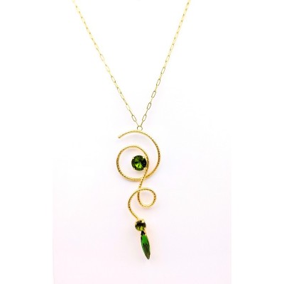Χειροποίητο Επιχρυσωμένο Κολιέ GREKAS JEWELRY