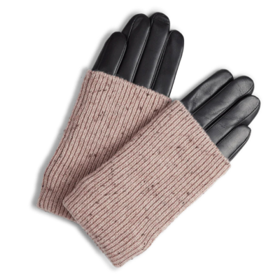 Γυναικεία μαύρα δερμάτινα γάντια MARKBERG HellyMBG Glove