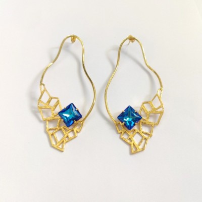 Γυναικεία χειροποίητα LOUA JEWELS σκουλαρίκια με κρυστάλλινες πέτρες