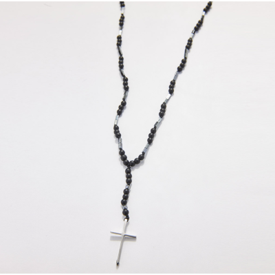 CHR NCL 309 ΑΝΔΡΙΚΟ ΧΕΙΡΟΠΟΙΗΤΟ ΚΟΛΙΕ ΡΟΖΑΡΙΟ CHRYSOSTOMOS ΜΕ ΟΝΥΧΑ &...