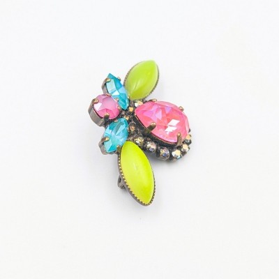Χειροποίητη Καρφίτσα Dimitriadis – Insect/Bee Motif με Κρύσταλλους Swarovski