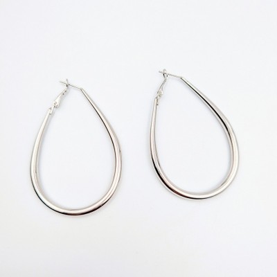Κρίκοι σε Σχήμα Σταγόνας (Teardrop Hoops) – GREKAS JEWELRY