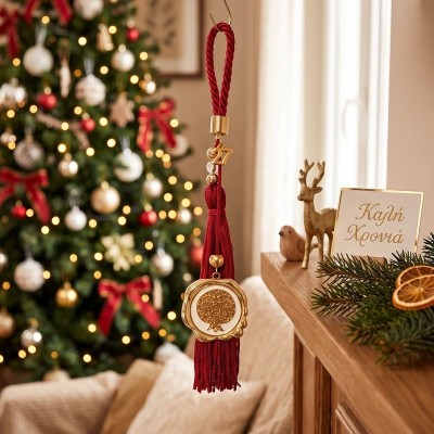 Χειροποίητο χριστουγεννιάτικο γούρι της GREKAS JEWELRY