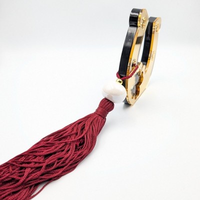 Διακοσμητικό Γούρι Πέταλο Plexiglass με Τριφύλλια – GREKAS JEWELRY